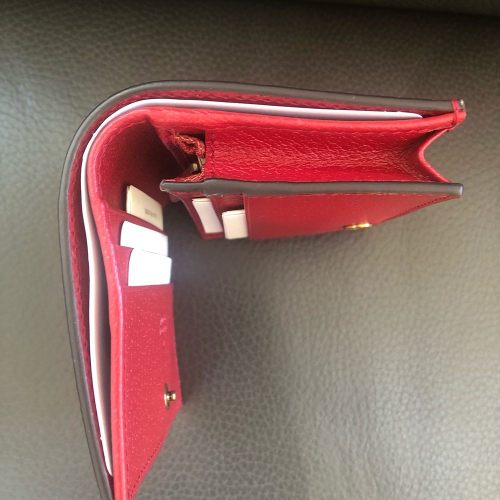 Gucci Queen Margaret GG Canvas Mini Wallet in Red NEW IN BOX - Picture 11 of 13